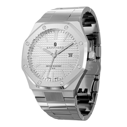 Men'S Luxury Business Stainless Steel Watch for Men Sport Excellence Waterproof Wristwatch Tough Men Gift Clock